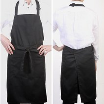 5색 목걸이형 남자 빅사이즈 홀앞치마 제과제빵앞치마 카페 바리스타 주방 쉐프, 네이비
