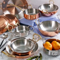 동냄비 구리 편수 냄비 소스팬 밀크팬, 선택01-황동 편수 동냄비 소스팬 14cm