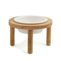 홍창 밤부디너 원목식기 라운드1구-중(TZ18), 1개