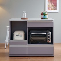 일송가구 그레이 홈바 주방 수납장 렌지대 조리대 홈바/아일랜드식탁, 그레이 홈바 B형스노우