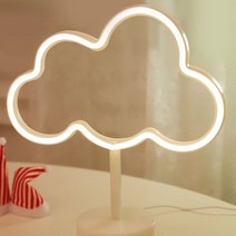 스투피드 LED 무드등 USB 조명등 인테리어등 모음, 02. LED 네온 전구 USB 조명등 (구름)
