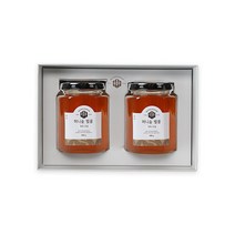 [허니숲] 천연벌꿀 선물세트 때죽나무꿀 2병(380g x 2), 단품