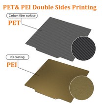만트럭 MAN트럭 호환 ENERGETIC PEI 마그네틱 빌드 플레이트 스프링 강판 베드 3D 프린터 Anet Ender3 CR10 용, 1.180x180mm, 1.180x180mm