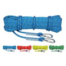 SKANDSALO 등산 캠핑 인테리어 다용도 밧줄 로프 확장 등반 속도 로프 구조 로프 장비 내마모성 등산 로프 등반 로, 11mm30m(더블 버클 포함)