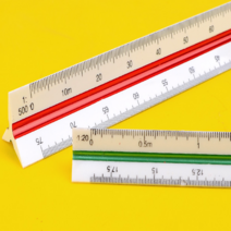 Jmall 도면 척도에 유용한 3면 삼각자 15cm/30cm, 제품선택, 15cm - 저배율