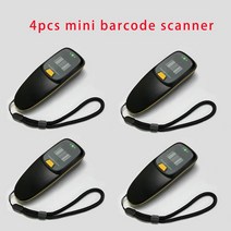 HBAPOS-휴대용 블루투스 바코드 스캐너 1D 2D QR 리더 2.4G 무선 화면 이미지 스캐닝 PDF417 데이터 매트릭, 01 4pcs scanner