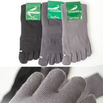 크로커다일 국산 발가락양말 중목 신사 항균 무좀 남성 장목3족