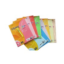삼원 A4 플라잉칼라 80g P시리즈, P24 밝은녹색