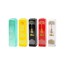 에스엠프린팅 수제도장(튤립 물고기) 개인 인감 사각 도장 주문제작, 물고기(흰색)