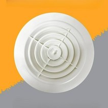 ABS 원형 아파트 환기구 공기청정기 배기 환기캡 커버 자재 천장 벽 배기구, 02. 회전형 100mm