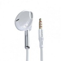 Lenovo XF06 유선 이어폰 인 스테레오 헤드폰 35mm 컨트롤 게임용 스마트 폰용 마이크 포함, 01 WHITE