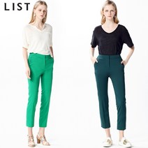 리스트 리스트(LIST) 파인트리 허리밴딩 슬랙스 팬츠 (택가격:98000원)