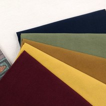 (당일출고)바이오워싱 면20수-버번디 머스터드 5종세트/ 면마스크원단/ 프랑스자수용 원단/ 아기옷면100%