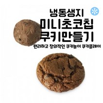 마리네빵공장 쿠키 납품 냉동생지 미니 초코칩쿠키 토이 쿠키만들기 결혼 답례품 18g x 25개입, 18g x 125개입