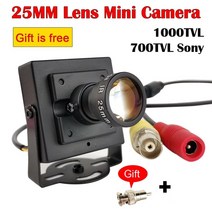 25mm lens sony ccs 700tvl camera 1000tvl 700tv cmos cctv security box color mini camera +rca adapter, 700tvl 소니프4140, NTSC