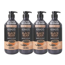 케라시스 리얼네이처 블랙빈 샴푸 800ml, 4개