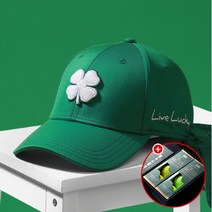 블랙클로버 PREMIUM CLOVER 58 캡 골프모자+사은품(골프공6구), BCC 0037 그린화이트 S_M, 사은품FB