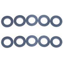 개스킷 가스킷 10pcs 90430-12031 오일 드레인 플러그 와셔 세트 도요타 오일 테플론 드레인 플러그 와셔 가스켓 블루 와셔 세트 자동 교체 부품, 푸른