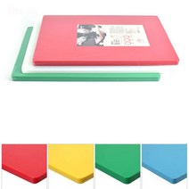 업소용 정육점 횟집 대형 도마 60x40cm 8호 적색 1개, 본상품선택