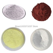 연마재 샌딩기 블라스트 높은 순수 나노 실리콘 분말산화 지르코늄 삼산화물 분말, 50Gram+Ferric oxide Fe2O3