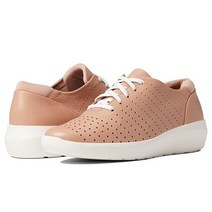 클락스 남성용 Kayleigh Aster 옥스포드 다크 블러쉬 가죽 [미국 직배송], 8 Wide, Dark Blush Leather, Dark Blush Leather