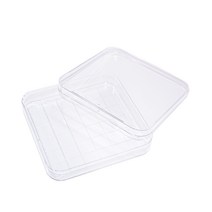 바이오피스 스퀘어 디쉬 멸균 페트리 접시 패트리 디시 투명 샤알레 사각 샬레 실험용 샬렛 square dish 미생물 실험, 1팩(10개입)