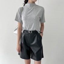 투데이앤룩 포시즌 하프넥 세미크롭 반팔 티셔츠 5color