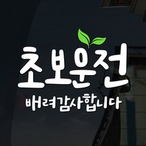 108 STUDIO 초보운전 차량스티커300, 301(새싹)미디움