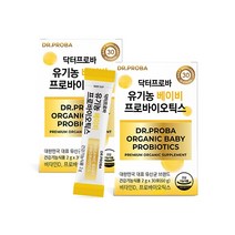 닥터프로바 유기농 베이비 프로바이오틱스 유산균 30포 x 2박스, 단품, 단품