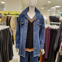 블루페페 블루페페 NC14 제천 벨티드 데님 롱 점퍼 P211PSF602 (9070879)
