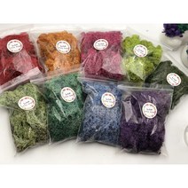 스칸디아모스 이끼 소분 100g 150g 500g 소포장 만들기 공기정화식물 DIY, 08.크림슨