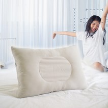 1+1 스마트 기능성 피그먼트 솜베개, 베이지