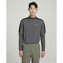 블랙야크 남성 간절기 등산 긴팔 반집업 스판 좋은 M크라운티셔츠 1BYTSS2005