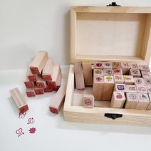 TOTO 다이어리 스탬프 40개 세트 다꾸 도장