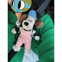 해외 직배송 단품 세트 선택형 귀여운 강아지 월레스와 그로밋 안전벨트 커버 인형 클립 쿠션 보호대 소품 검수 출고, BE.타입 단품(카메라 소품 없음)