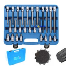톡스렌치세트 별렌치 26pcs m소켓 12각소켓 12각복수 1/2인치 스플라인 비트 소켓 세트 26PCS 별12각렌치세트 수입차공구 별복수세트 SB2038