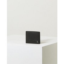 22SS [populet]블랙 퍼피장식 소가죽 머니클립 WUWA2E101BK
