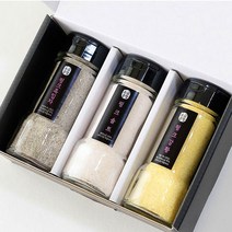고운입자 히말라야 핑크소금 3조세트 핑크솔트 명절 추석 돌잔치 돌답례 웨딩 조문 장례 실용적인 소금답례품, 1세트, 고운입자 핑크솔트+핑크비트+핑크흑임자 3조