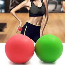 토닝볼 메디신 땅콩 웨이트 볼 tpe lacrosse ball fitness gym 공, 분홍색