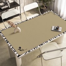 가죽 식탁매트 식탁 테이블 책상 보호필름 유리대용 가죽 방수 식탁매트, 60x120cm, B