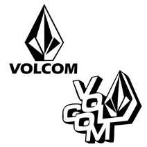 VOLCOM 볼컴 데칼 스노우보드 튜닝 스티커, 1개, 선택-1화이트(소)