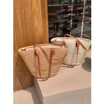 심플 라탄 바스켓 숄더백