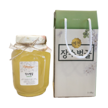 국내산 토종 아카시아 꿀 진짜 천연 벌꿀 1.2kg 1개, 장수: 아카시아꿀 1.2kg) 1개