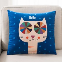 Z3JC 거실 등받이 허리보호대 등받이 일반쿠션, Z3JC 헬로캣