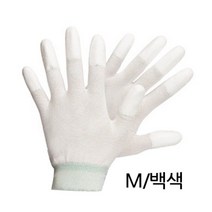 안전용품 보호복 대한 탑피트장갑.M/백색