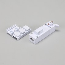 T5 LED 2핀 레일부속 커넥터(본품 클립5EA), 84211