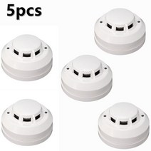연기검지기 화재경보기 연기센서 일산화탄소중독 연기검지기 CO경고감지기휴대용 유선 연기 감지기 광전자, 05 5pcs