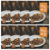 청정원 3분요리 짜장 옛날식짜장 180g, 8개