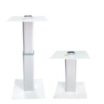 캠핑카 테이블 리프트 식탁 승합차 개조 식탁 조절, 2단410형공압적용기판두께18mm최대710mm