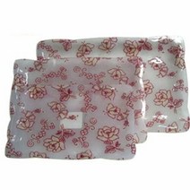 쟁반 카페 트레이 아크릴 쟁반 받침대 플레이트 22CM, 단품